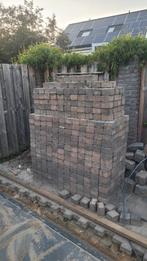 Gratis af te halen - stenen klinkers vierkant ca. 20m2, Tuin en Terras, Tegels en Klinkers, Ophalen, Klinkers, Zo goed als nieuw