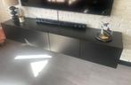 Zwart TV Meubel - Modern Design, 150 tot 200 cm, Ophalen of Verzenden, Zo goed als nieuw, Minder dan 100 cm