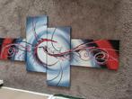 Muur schilderij 4 delig, Antiek en Kunst, Kunst | Schilderijen | Abstract, Ophalen