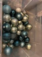 Kerstballen turquoise, Diversen, Kerst, Ophalen of Verzenden, Gebruikt