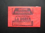 1812 Winschoten - Bistro Steakhouse La Doria, Verzamelen, Suikerzakjes, Nederland, Verzenden