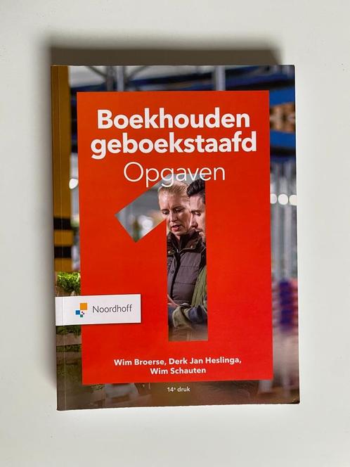 Boekhouden geboekstaafd 1 opgaven, Boeken, Economie, Management en Marketing, Zo goed als nieuw, Accountancy en Administratie