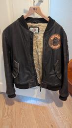 Vintage Airforce leren jas heren maat S, Kleding | Heren, Jassen | Winter, Zwart, Ophalen of Verzenden, Zo goed als nieuw, Airforce