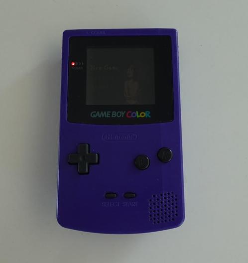 Nintendo Game Boy Color ''Grape'', Spelcomputers en Games, Spelcomputers | Nintendo Game Boy, Zo goed als nieuw, Game Boy Color