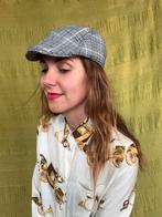 Vintage flatcap / franse pet / grijs / maat 57 / unisex, Albert Cuypstr 168a, 56 of 57 cm (M, 7 of 7⅛ inch), Ophalen of Verzenden