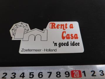 sticker Zoetermeer  Rent a Casa 'n goed idee  beschikbaar voor biedingen