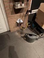 Gratis afhalen 44 tegels 60x60 antraciet, Ophalen, Zo goed als nieuw, Overige materialen, Terrastegels