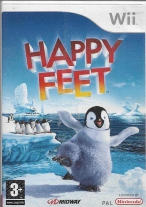 Wii Happy Feet (Wii), Spelcomputers en Games, Games | Nintendo Wii, Zo goed als nieuw, Platform, 2 spelers, Vanaf 3 jaar, Ophalen of Verzenden