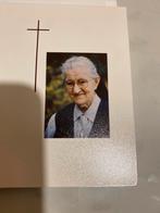 Zr Deen 1910 Wervershoof 1996 Tilburg missie Indonesië, Verzamelen, Ophalen of Verzenden, Bidprentje