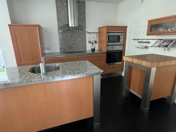 Grote Siematic keuken: SE 7007 MR-11, kleur Ahorn Barnsteen  beschikbaar voor biedingen