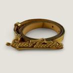 Authentieke vintage Louis Vuitton riem goud dames, Minder dan 3 cm, Overige kleuren, Echt leder, Heupriem