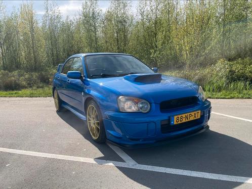 Subaru Impreza 2.0 Turbo WRX AWD 2004 Blauw NL auto lage km, Auto's, Subaru, Particulier, Impreza, 4x4, ABS, Airbags, Airconditioning