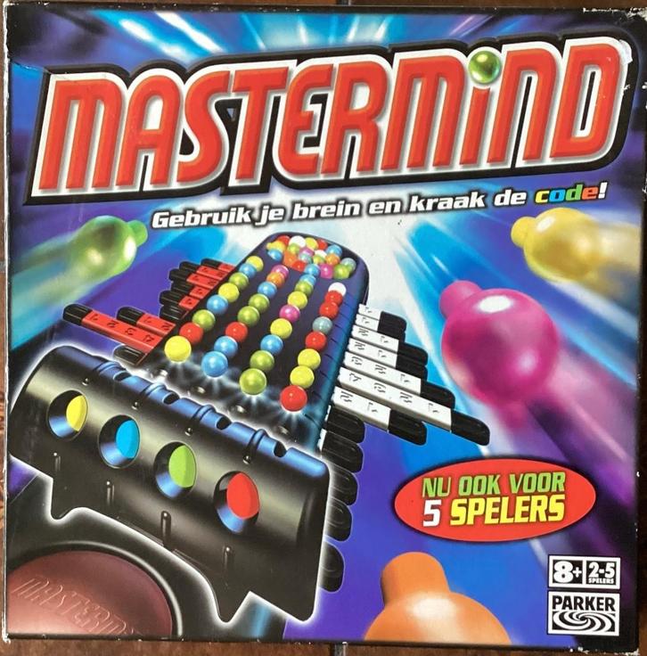Mastermind Parker – compleet in uitstekende staat, Hobby en Vrije tijd, Gezelschapsspellen | Bordspellen, Zo goed als nieuw, Ophalen of Verzenden