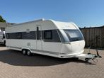 HOBBY PRESTIGE 720 KFU STAPELBED + MOVER +AIRCO +CASS LUIFEL, Caravans en Kamperen, Caravans, Dwars-stapelbed, Rondzit, Hobby