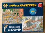 Puzzels Jan van Haasteren / Kaasmarkt en Skûtsjesilen, Ophalen of Verzenden, Zo goed als nieuw