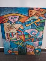 Schilderij B. Long, Antiek en Kunst, Kunst | Schilderijen | Abstract, Ophalen