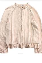 ZARA satijnen blouson jack met rits maat s, Kleding | Dames, Zara, Ophalen of Verzenden, Zo goed als nieuw, Maat 36 (S)