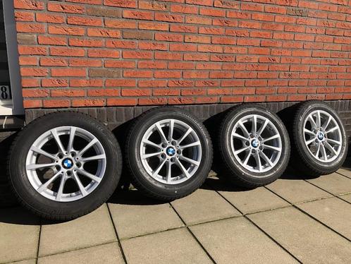 Originele BMW 16 inch velgen met winterbanden, Auto-onderdelen, Banden en Velgen, Velg(en), Winterbanden, 16 inch, 205 mm, Personenwagen