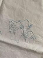 Set van 3 oude kinder kussensloopjes, Antiek en Kunst, Ophalen of Verzenden