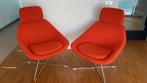 2x Allermuir Open A643 fauteuil, Ophalen, Nieuw, 75 tot 100 cm, Metaal