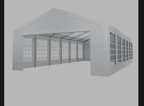 Te huur: Partytent 6x12 meter met zijwanden, Tuin en Terras, Partytenten, Zo goed als nieuw, Partytent, 5 tot 8 meter, Minder dan 4 meter