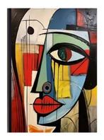 Pablo Picasso - Compositie I - ArtPrint op Canvasdoek, Antiek en Kunst, Kunst | Litho's en Zeefdrukken, Ophalen of Verzenden