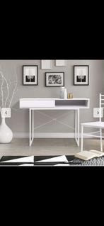 10x Bureau SACHA – wit – 110 x 50 x 77 cm – 1 lade – €50, Ophalen of Verzenden, Zo goed als nieuw