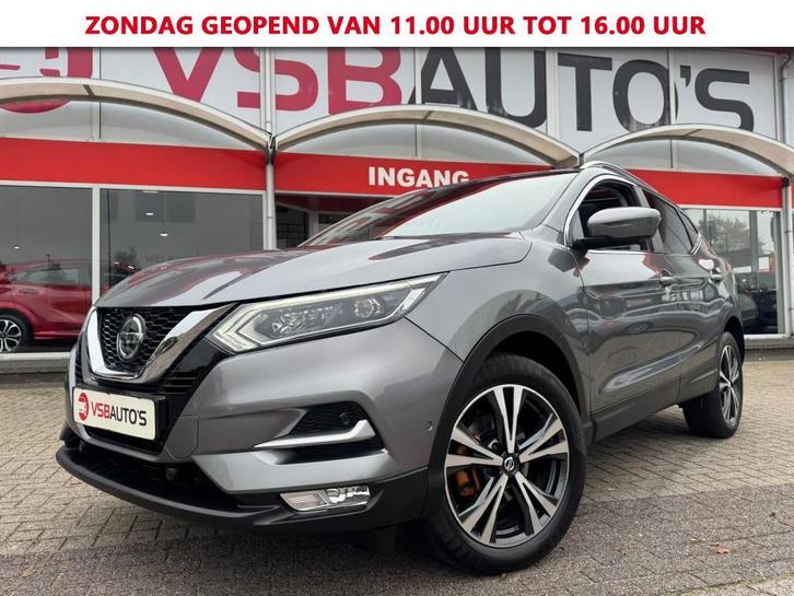 Nissan QASHQAI 1.2 TEKNA AUT. PANO NAVI CAMERA LMV, Auto's, Nissan, Bedrijf, Qashqai, 360° camera, ABS, Adaptive Cruise Control