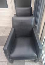 Gratis 2 zwarte fauteuils, Huis en Inrichting, Fauteuils, Ophalen, Gebruikt, 75 tot 100 cm, 50 tot 75 cm