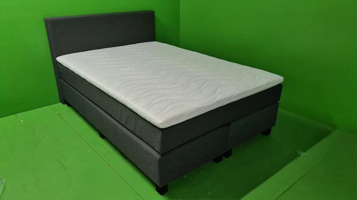 Boxspring Vitalus 140 x 200 OUTLET model met EXTRA KORTING, Huis en Inrichting, Slaapkamer | Boxsprings, Nieuw, 140 cm, 200 cm