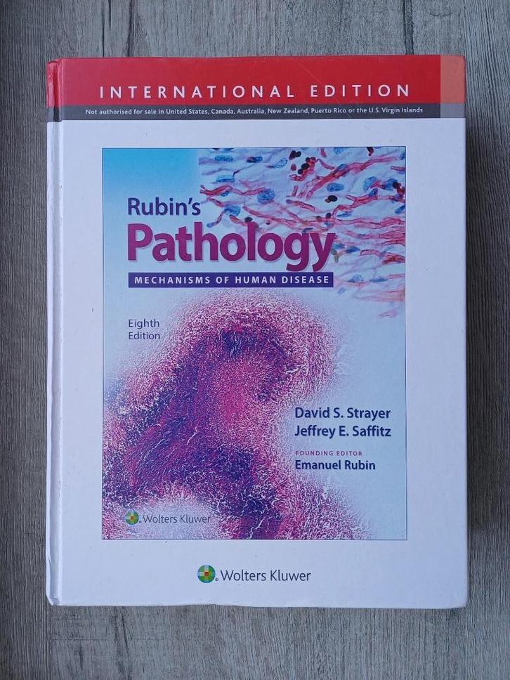 Rubin's Pathology: Mechanisms of Human Disease (8e editie), Boeken, Studieboeken en Cursussen, Zo goed als nieuw, WO, Beta, Ophalen of Verzenden