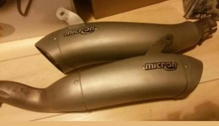 Micron GP titanium uitlaat demper GSXR1000 GSXR 1000, Motoren, Onderdelen | Suzuki, Nieuw, Ophalen of Verzenden