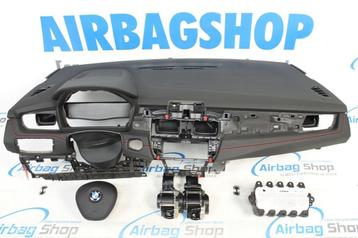 Airbag set - Dashboard zwart rode stiksel BMW 2 F45 F46 beschikbaar voor biedingen