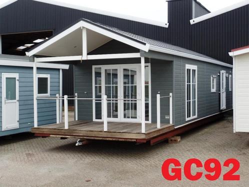 Keurig Wanders chalet met inpandige veranda dubbel glas CV, Caravans en Kamperen, Stacaravans, tot en met 4, Ophalen