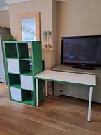 Ikea kallax vakkenkast met bureau, Huis en Inrichting, Kasten | Wandmeubels, Ophalen, Zo goed als nieuw, 25 tot 50 cm, Minder dan 150 cm