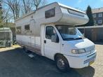 Fiat ducato 6 persoons camper, Caravans en Kamperen, Campers, 7 tot 8 meter, Diesel, Particulier, Half-integraal