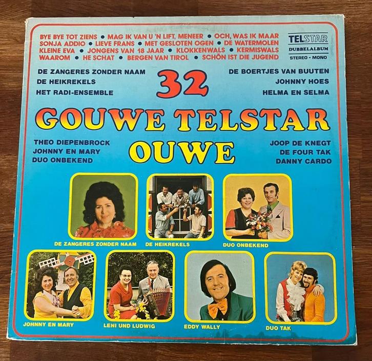 LP 32 Gouwe Telstar Ouwe DubbeL LP, Cd's en Dvd's, Vinyl | Verzamelalbums, Zo goed als nieuw, Nederlandstalig, 12 inch, Ophalen of Verzenden