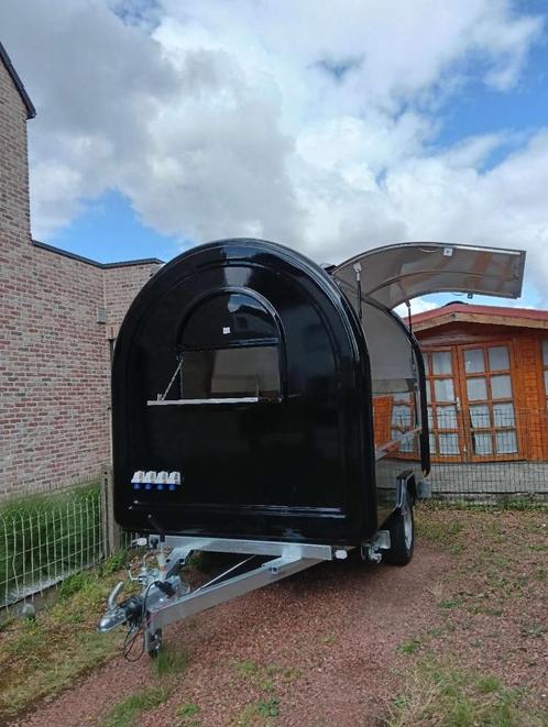 Gloednieuwe zwarte foodtrailer – 2.8m – Volledig uitgerust, Doe-het-zelf en Verbouw, Overige Doe-het-zelf en Verbouw, Nieuw, Ophalen
