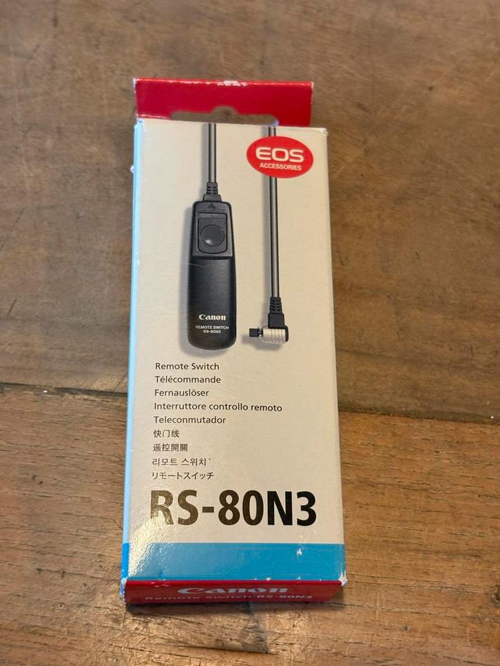 Canon RS-80N3 Afstandsbediening - Nieuw in doos,, Audio, Tv en Foto, Fotografie | Professionele apparatuur, Zo goed als nieuw