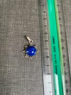 Hanger zilver met lapis lazuli, Ophalen of Verzenden, Zilver