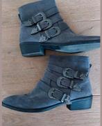 Donkergrijze stoere westernlaarsjes maat 38, Ophalen of Verzenden, Zo goed als nieuw, Zwart