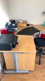 Bureau met stoel en kasten, Ophalen, Zo goed als nieuw