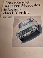 1975 Nederlands Mercedes w114 serie /8 folder laatste typen, Ophalen of Verzenden, Zo goed als nieuw, Mercedes