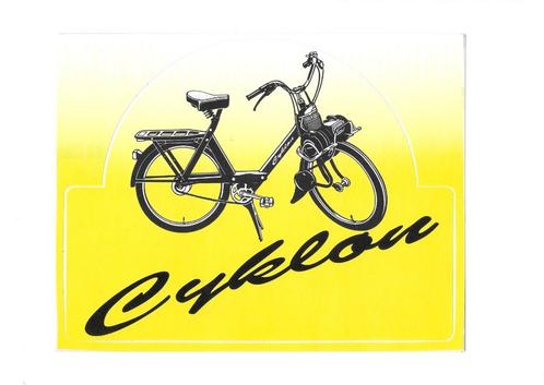 Solex Fiets met hulpmotor model Cyclone - sticker 16x22 cm., Verzamelen, Retro, Overige typen, Verzenden