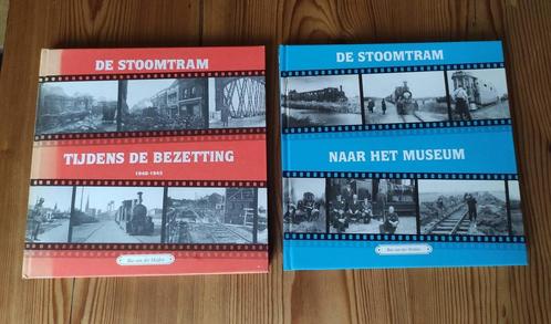 Set; De Stoomtram Tijdens de bezetting & Naar het museum, Verzamelen, Spoorwegen en Tramwegen, Zo goed als nieuw, Tram, Boek of Tijdschrift