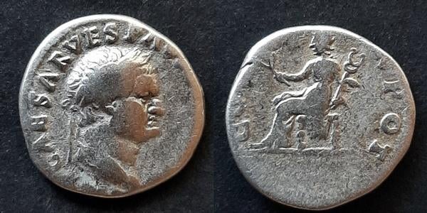Denarius Titus, Verzenden, Overige landen, Zilver