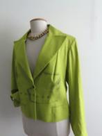 UNIEK DESIGN, katoenen blazer met leuke grapjes mt 42/44, Verzenden, Maat 42/44 (L), Nieuw, Jasje