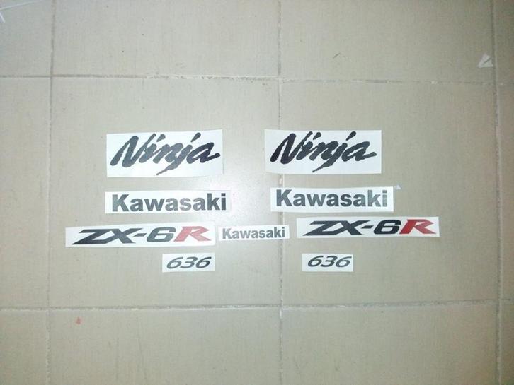 Kawasaki ZX6R 2005 Decals stickers, Motoren, Accessoires | Stickers, Verzenden