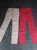 2 roze broeken Eksept mt 29, Kleding | Dames, Broeken en Pantalons, Ophalen of Verzenden, Zo goed als nieuw, Eksept, Roze