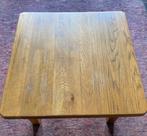 Massief Blank eiken salontafel vierkant 70x70, Ophalen, 100 tot 150 cm, 50 tot 100 cm, Zo goed als nieuw